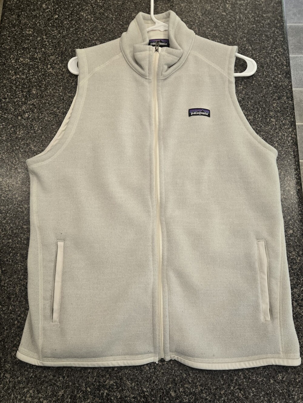 Patagonia Better Sweater Vest Women’s XL Beige / Stone Full Zip Fleece